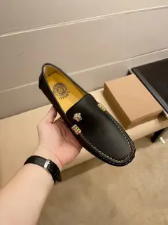Versace Upper first layer imported cowhide + goddess snake-haired demon Medusa fatal