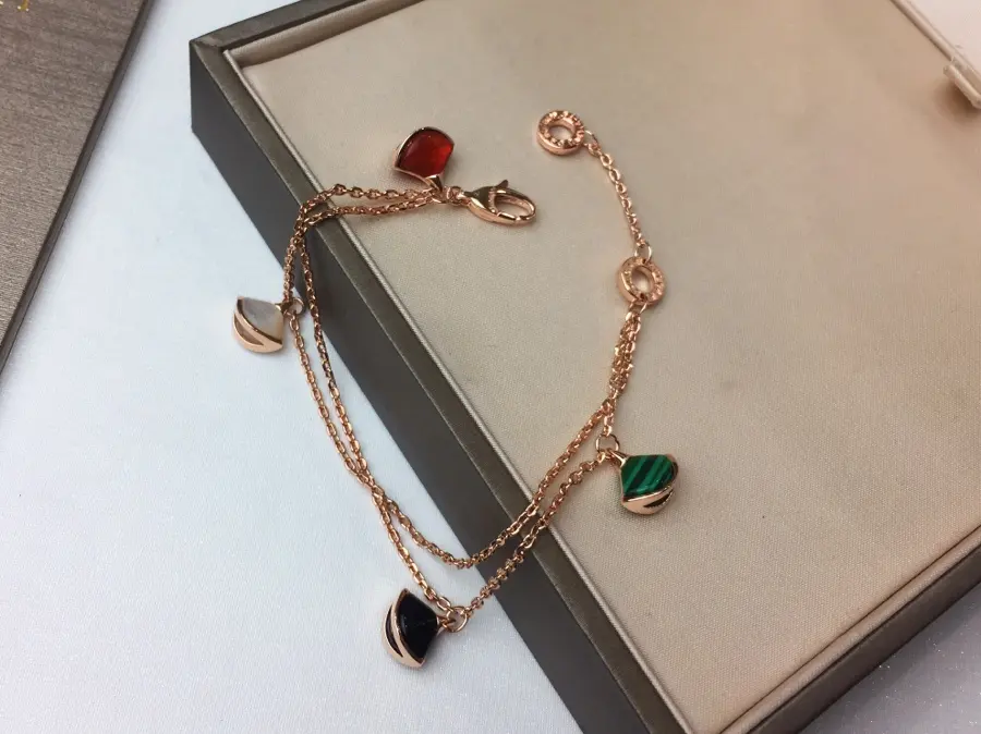 Bvlgari four-color skirt bracelet BVLGARI DIVAS Bvlgari fan four-color bracelet Small skirt