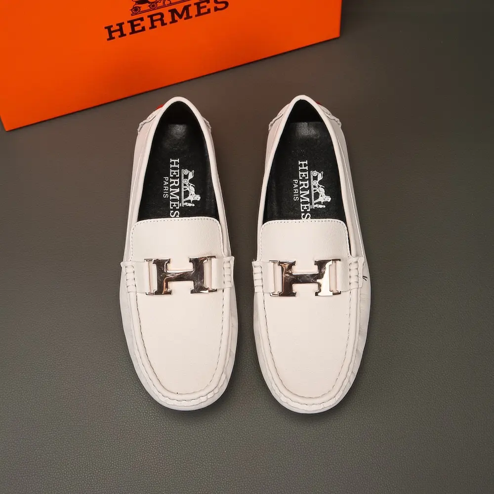 Hermès slip-on boat shoes