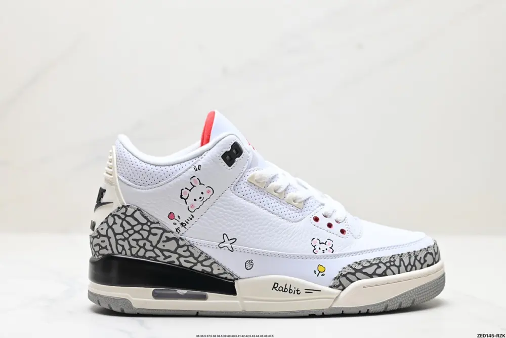 Nike Air Jordan 3 Retro “Hide and Sneak” White Gray Brown AJ3 Jordan 3rd Generation aj3 Joe DN3707-100
