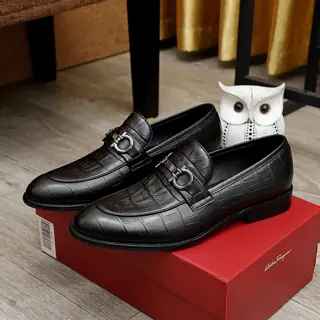 Salvatore Ferragamo casual slip-on shoes Official website original 1:1 mold