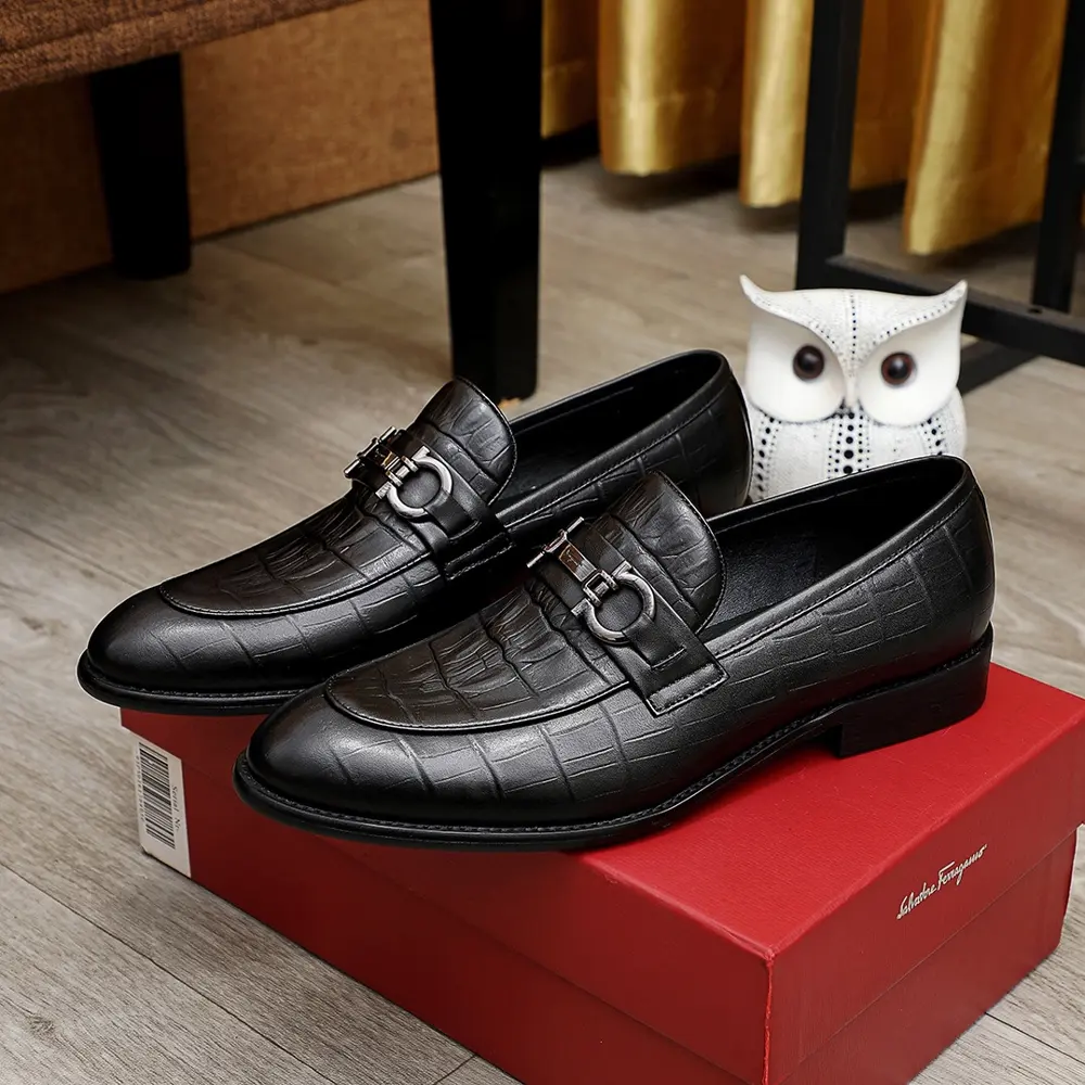 Salvatore Ferragamo casual slip-on shoes Official website original 1:1 mold