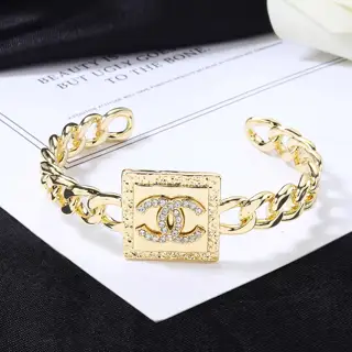 Chanel Double C bracelet with diamonds