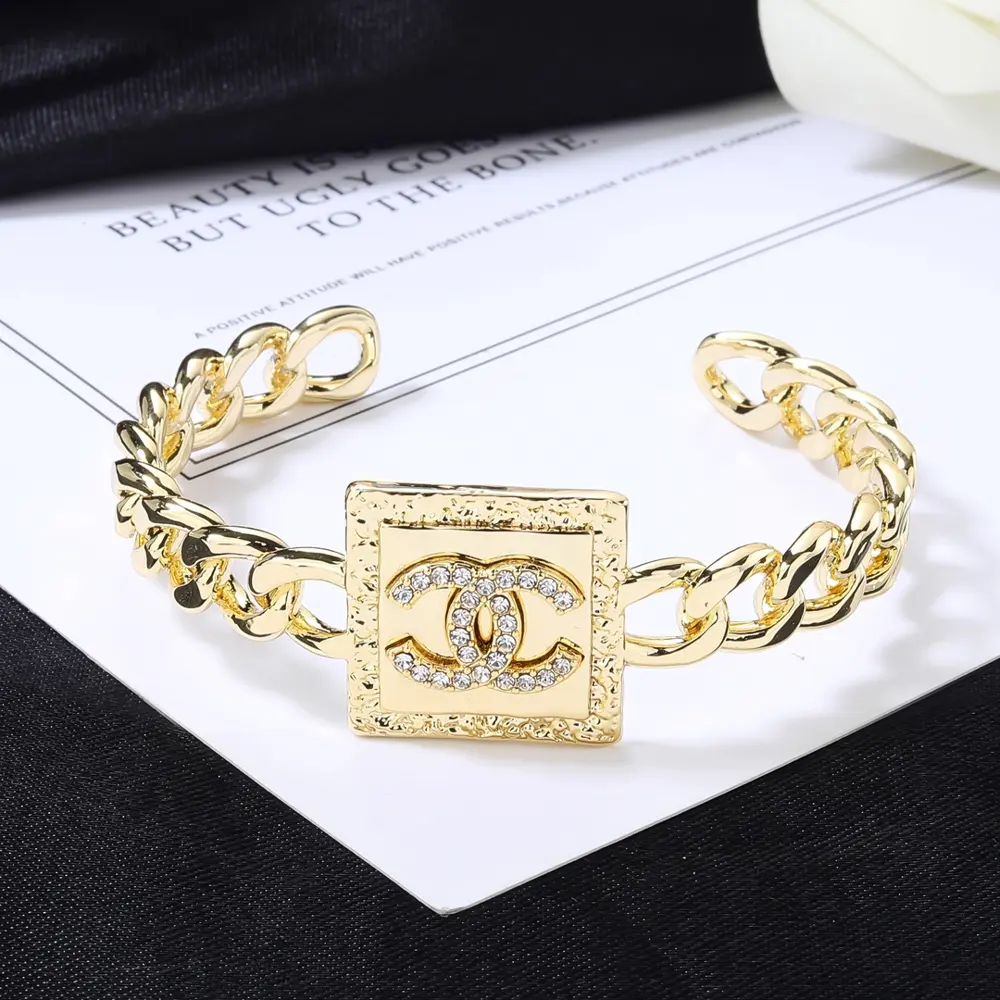Chanel Double C bracelet with diamonds