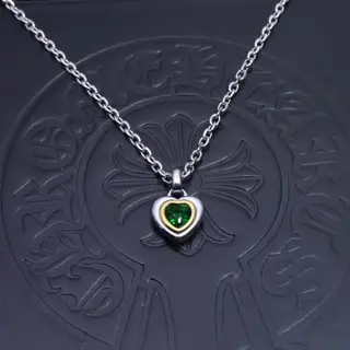 Chrome Hearts Eternal Heart Love Heart Necklace