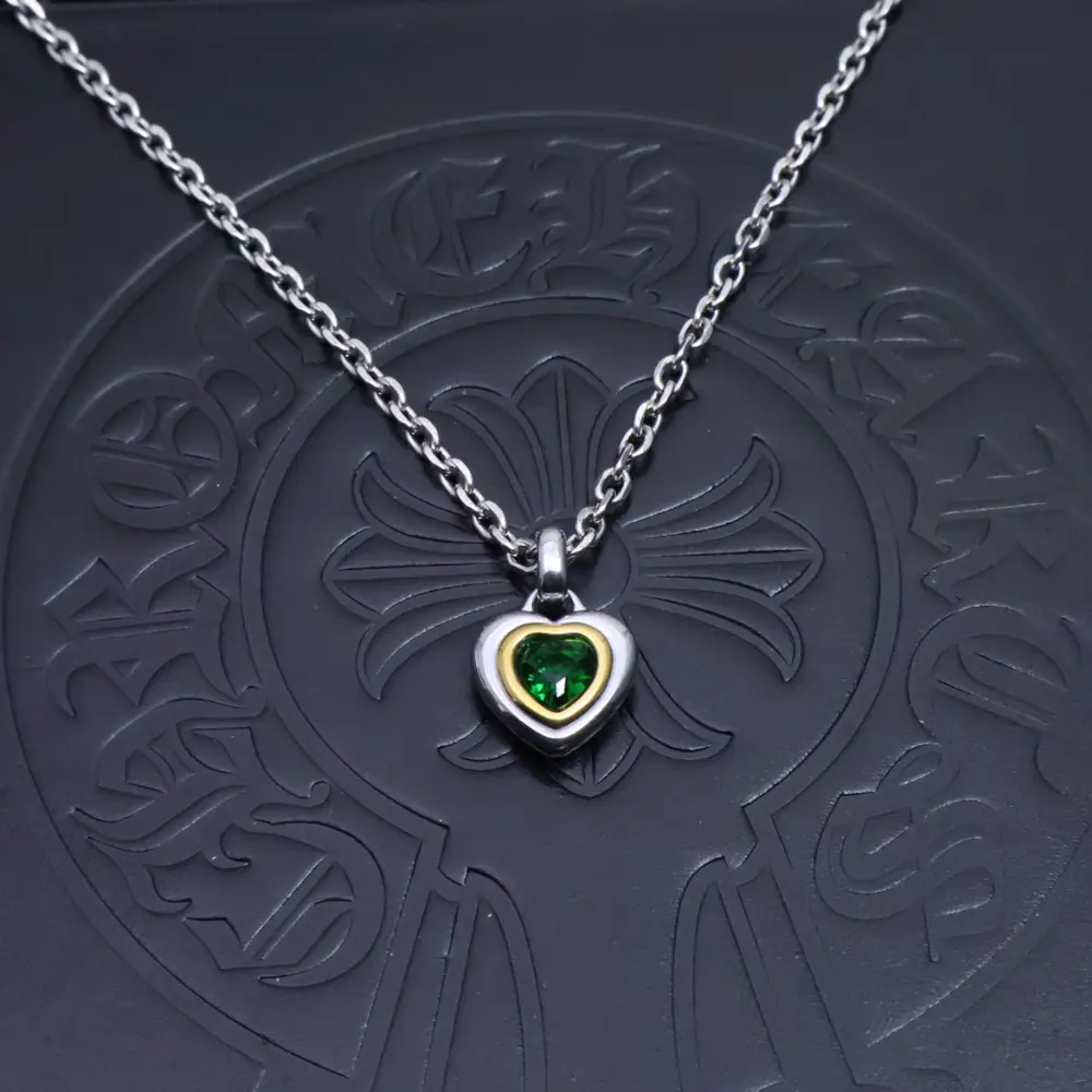 Chrome Hearts Eternal Heart Love Heart Necklace