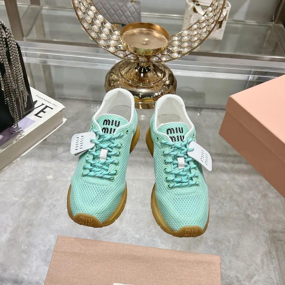 MIUMIU mesh casual shoes