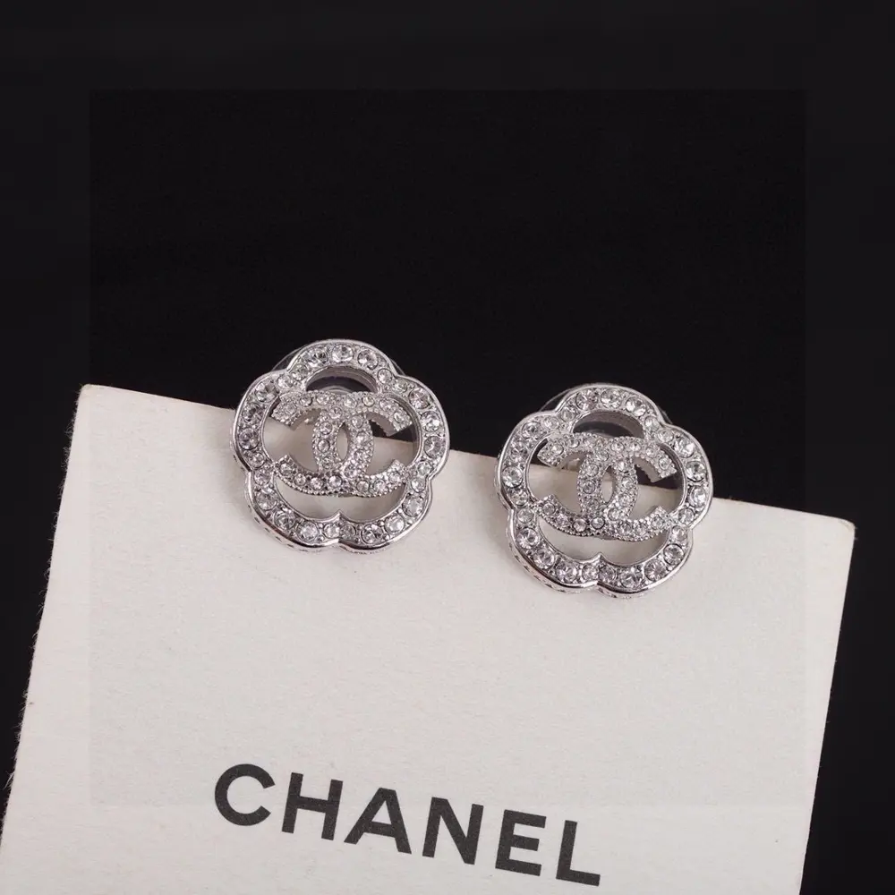 Chanel Camellia earrings