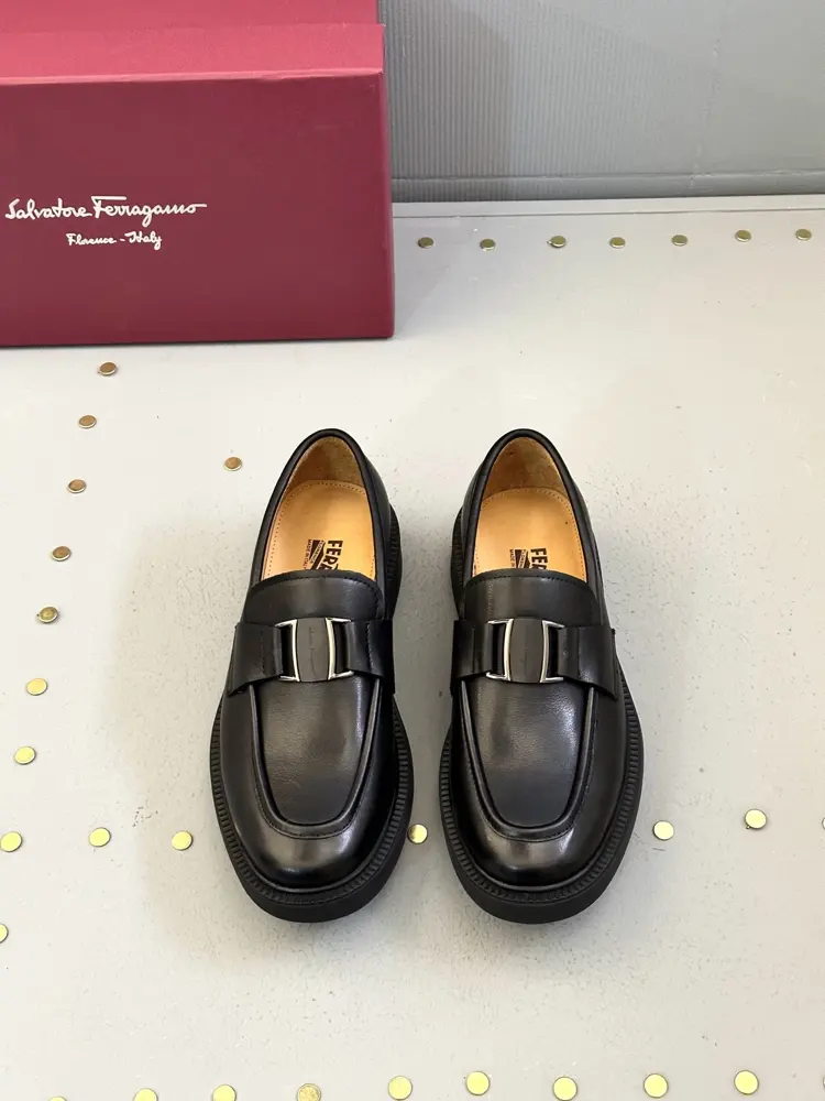 Salvatore Ferragamo GANCINI Buckle Moccasin. A modern interpretation of the classic
