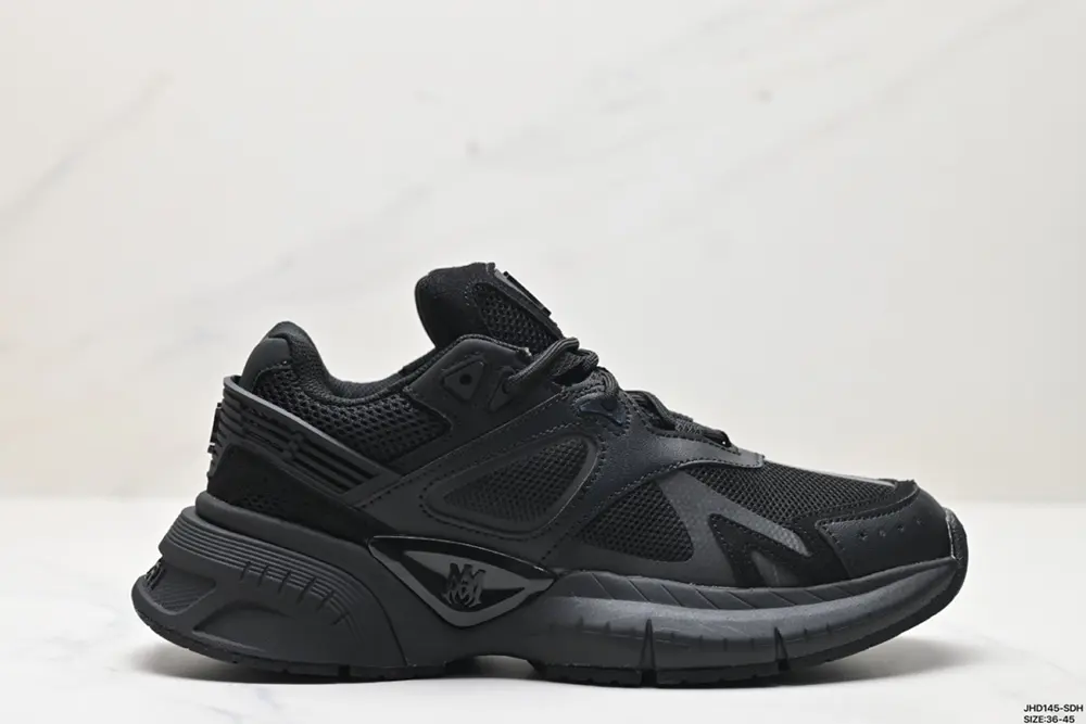 AMIRI RUNNER leather round toe comfortable low-top lifestyle casual shoes