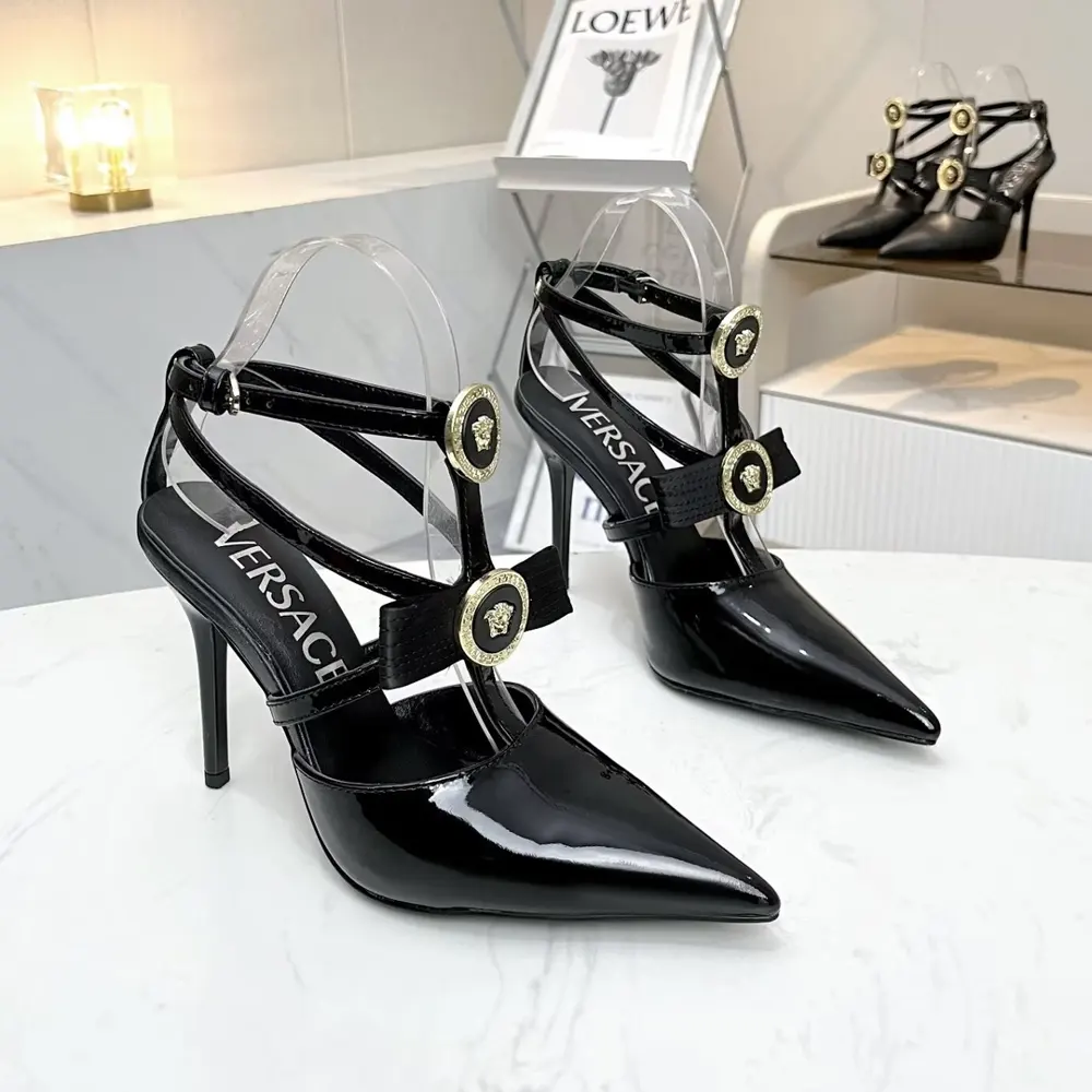 Versace new style women’s high-heeled sandals