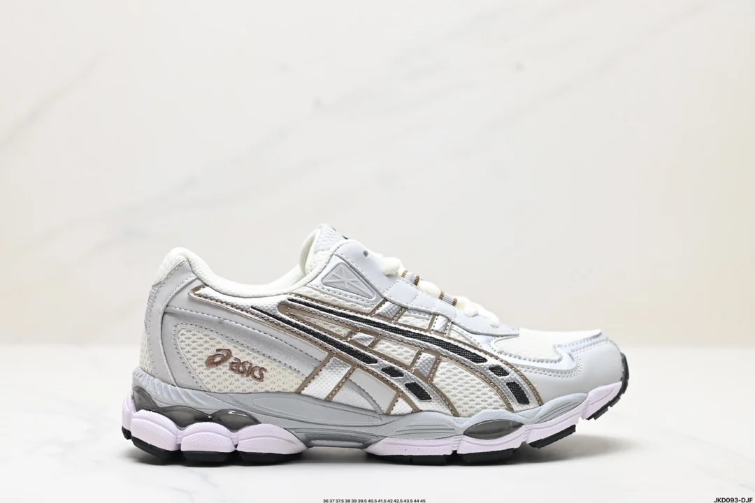 ASICS/Asics GEL-NYC breathable mesh upper with some synthetic leather material uses new 1203A383-103