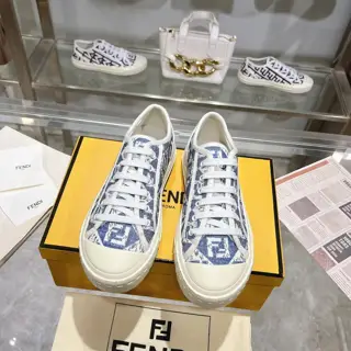 Fendi couple canvas shoes