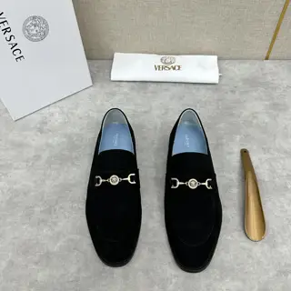 Versace men’s business leather shoes