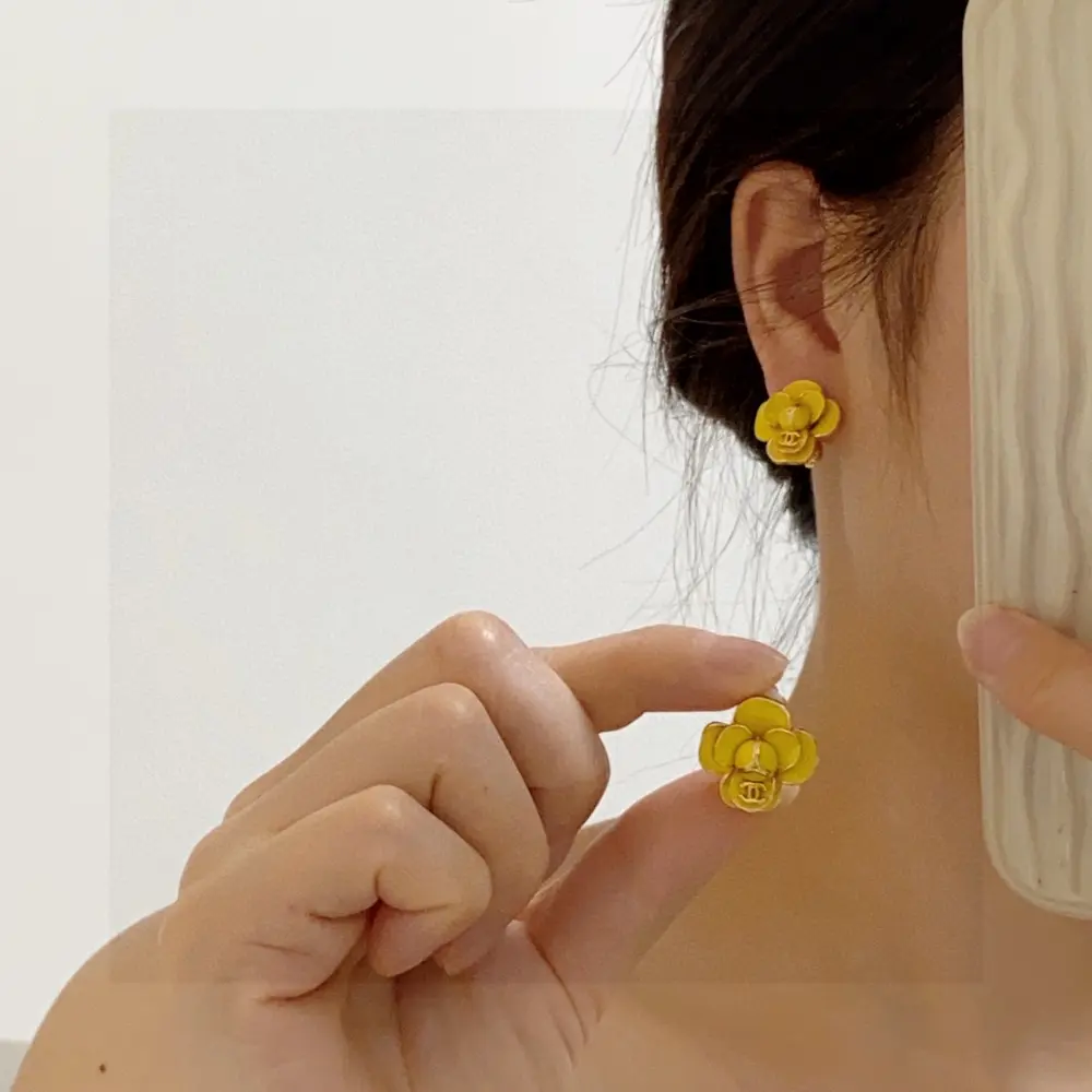 CHANEL style ear clips Earrings