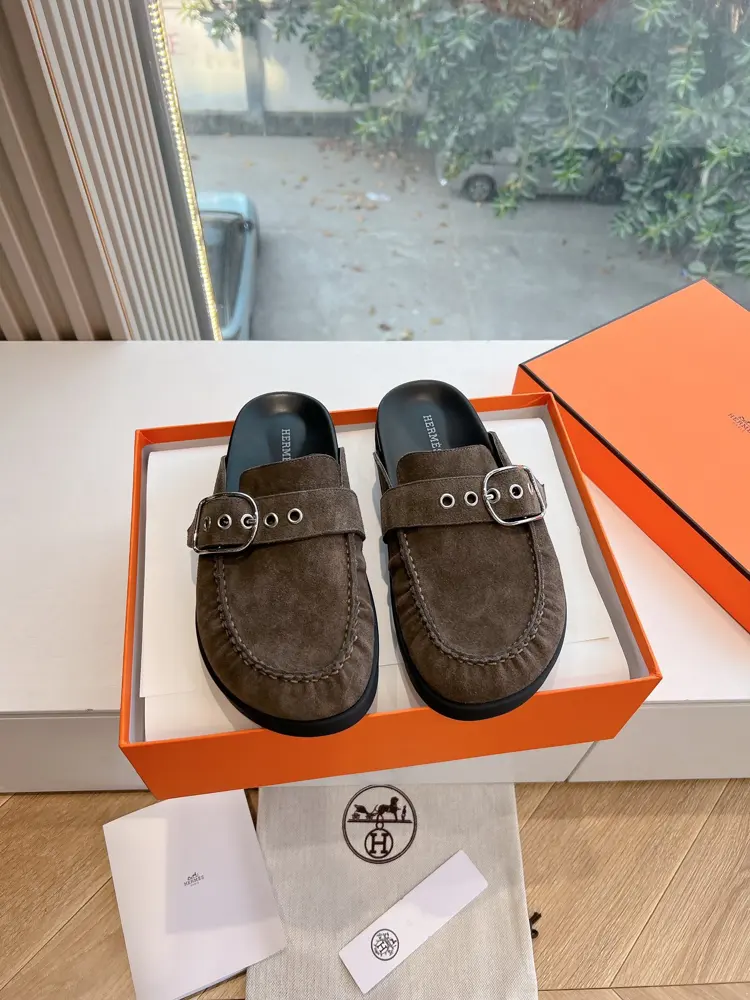 Hermès half-slippers