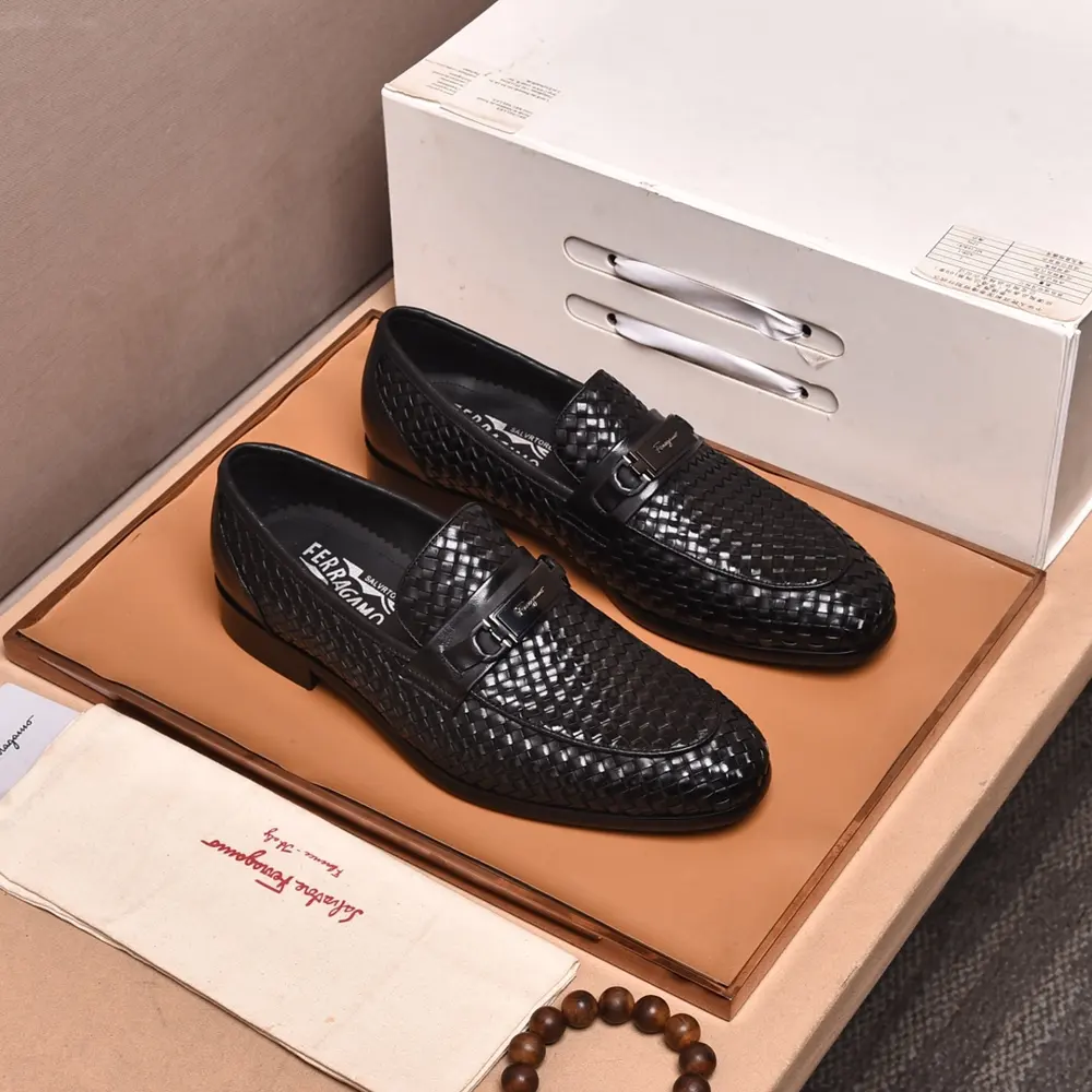 Salvatore Ferragamo new suit shoes