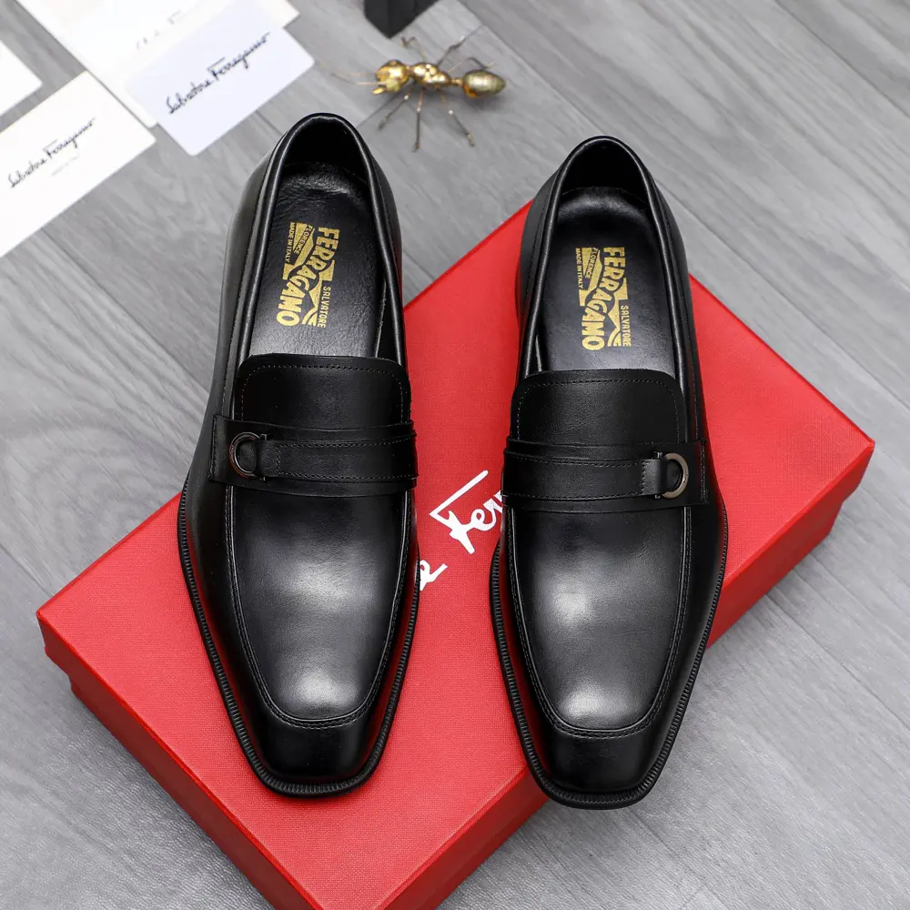 Salvatore Ferragamo business slip-on shoes