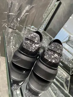 Alexander McQueen classic popular star all-match white shoes