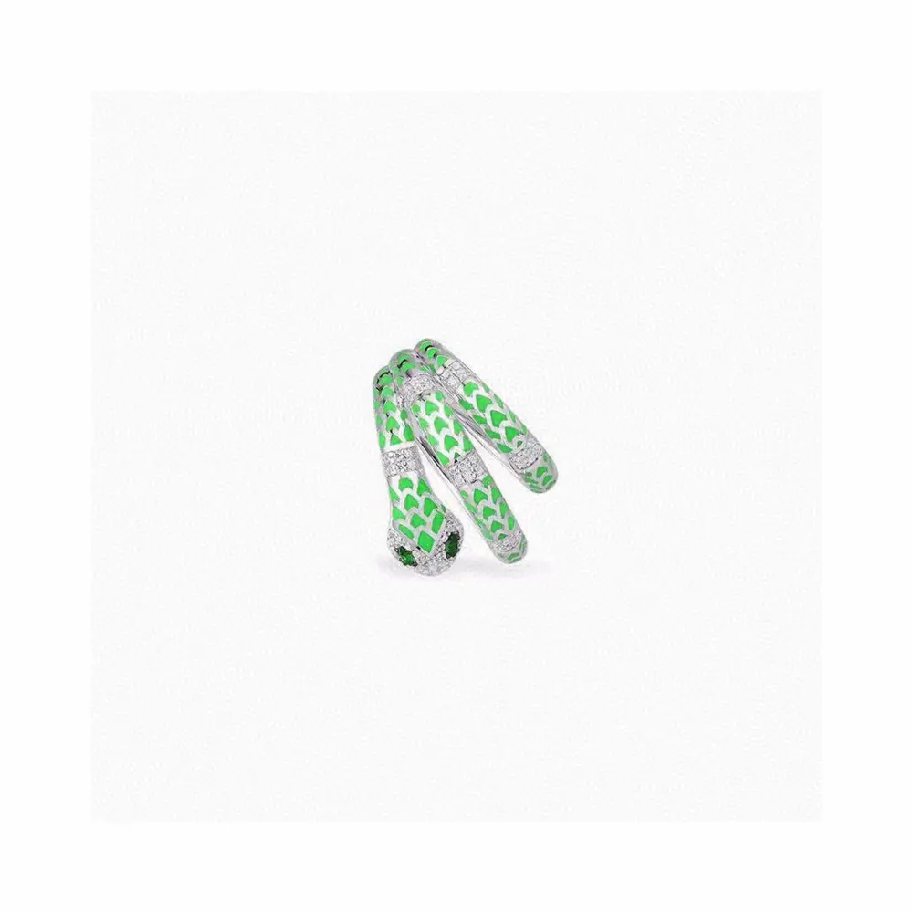 Apm monaco single fluorescent snake ear bone ear clip