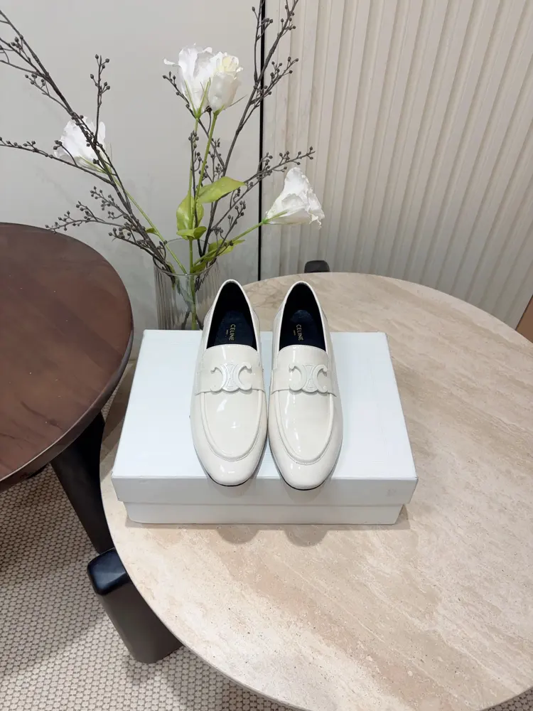 Celine Arc de Triomphe buckle loafers