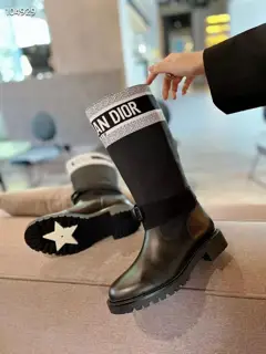 Dior color matching autumn and winter new boots