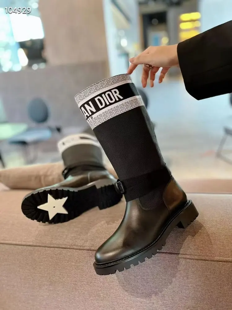 Dior color matching autumn and winter new boots