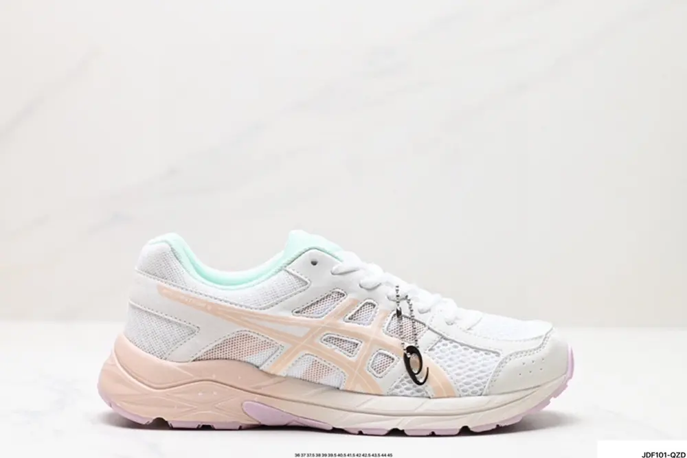 ASICS breathable mesh upper with some synthetic leather material