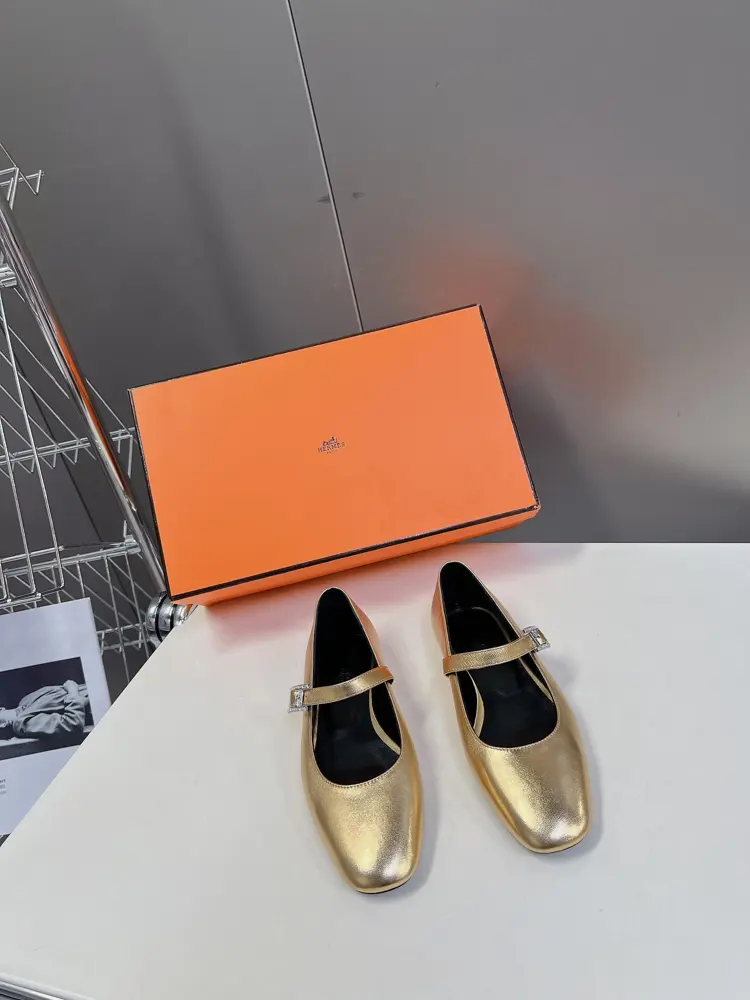 Hermès autumn and winter new Mary Jane Shoes