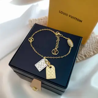 Louis Vuitton gold and silver two-tone bracelet