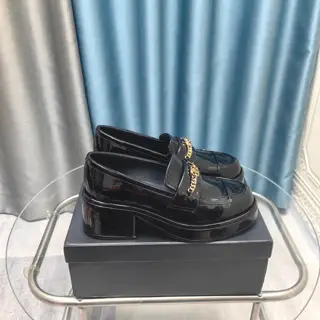 Chanel Double C Chain Thick-soled Loafers
