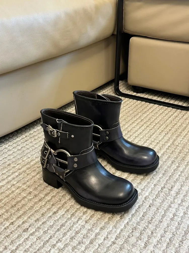 Miumiu popular knight boots classic color + 23 new color matching
