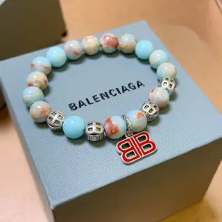 Balenciaga natural stone Balenciaga bracelet Thai silver style Balenciaga bracelet