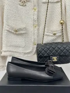Chanel bow shoes