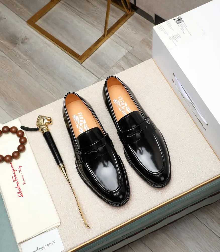 Salvatore Ferragamo business high-top boots