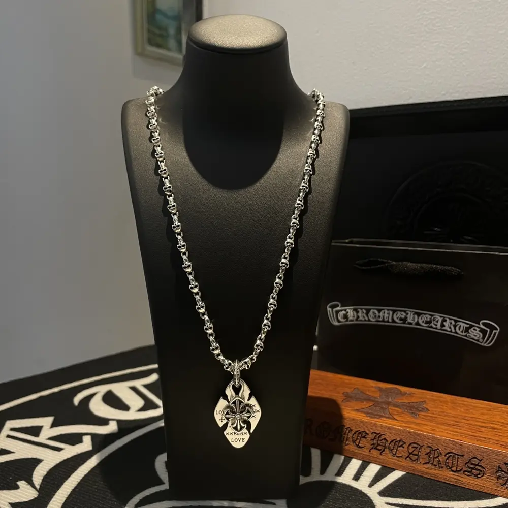 Chrome Hearts skull necklace