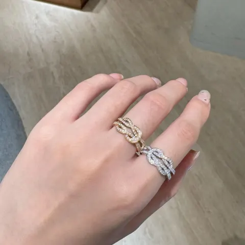 FRED high-quality rings with full diamonds