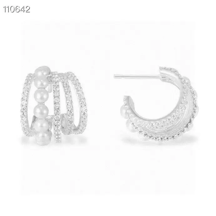 APM Monaco pearl earrings for women