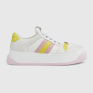 GUCCI Screener series couples Chubby loafers Dirty shoes Chubby double G casual sneakers