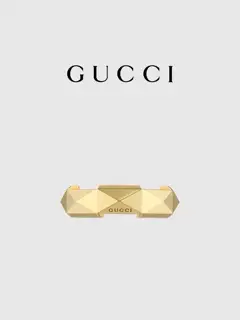 GUCCI Link to Love series stud ring size 6-11