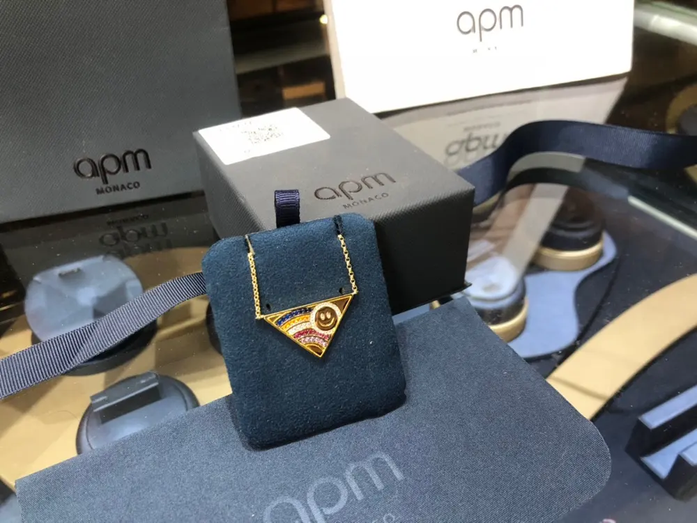 Apm monaco evil eye and Hamsa necklace female gifts