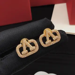 Valentino earrings with diamonds