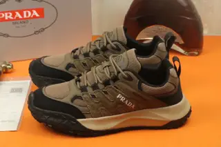 Prada sneakers are featured on the cover of Italian men’s shoes fashion magazine quarterly