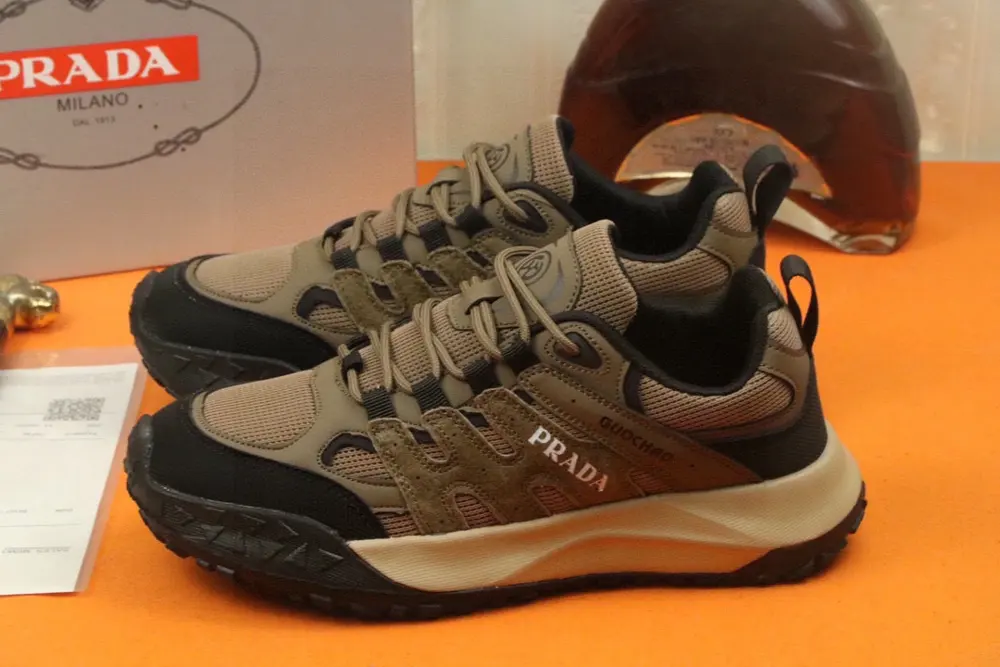 Prada sneakers are featured on the cover of Italian men’s shoes fashion magazine quarterly