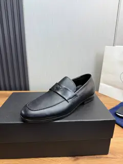 Prada men’s business casual leather shoes