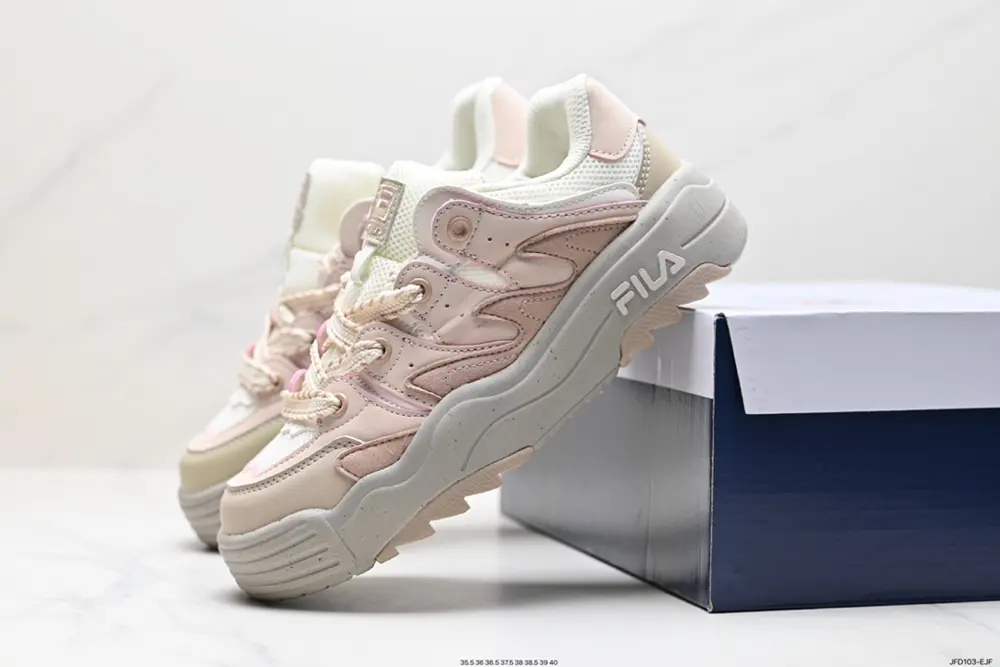 FILA 2023 summer new men’s and women’s new sports dad shoes retro running shoes F12W331207FGP