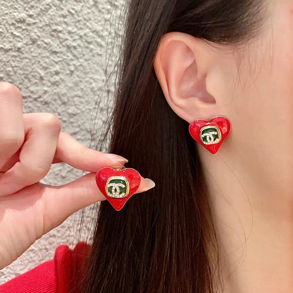 Chanel second-hand double C earrings