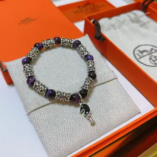 New product launch Hermas bracelet Luxury Hermes bracelet Natural stone bracelet for men
