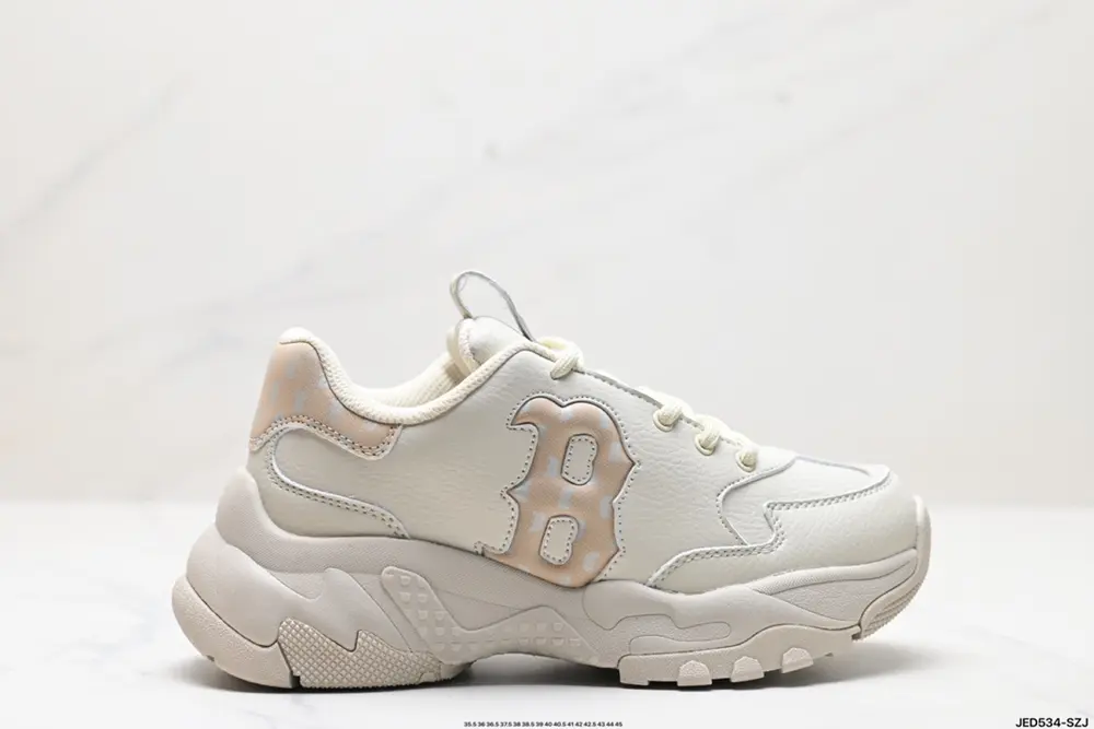 MLB Big Ball Chunky Mesh Thick-soled Daddy Series Low-top Mesh Lightweight Casual Sports 3ASHBWM4N