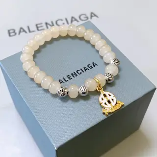Balenciaga natural stone Balenciaga bracelet Thai silver style Balenciaga bracelet